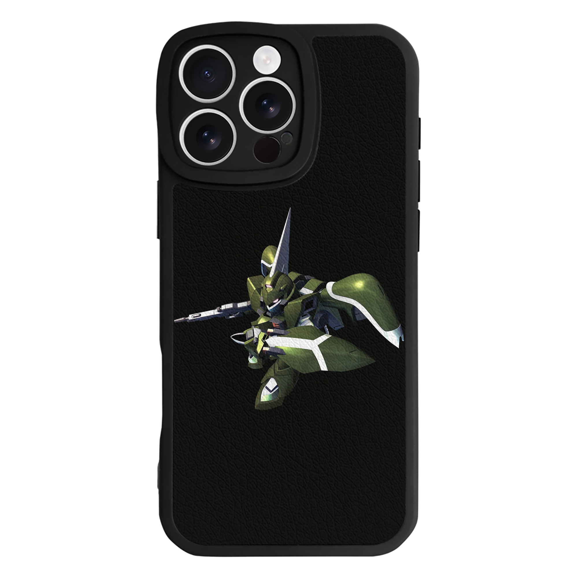 （画像用） 機動戦士ガンダム Mobile Suit Gundam 【iPhone 16シリーズ対応】シリコンスマホケース（レザー調） 材質：シリコン
